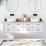 vidaXL Blat de baie, 180x60x(2-4) cm, lemn masiv netratat