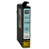 Cartus Compatibil Epson EP-795 Cyan - Consumabil Imprimanta pentru Stylus Photo, PX