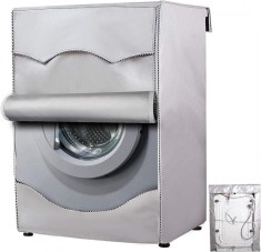 Husa de protectie impermeabila pentru masina de spalat, 60x53x85 cm, Argintiu