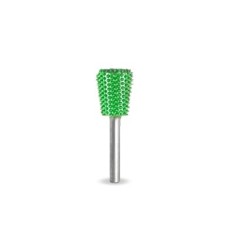 Rybina s činn&yacute;m čelom pr.9,5 mm, stopka3,2mm, Granulatie Saburr ASPRA - VERDE
