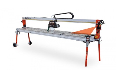Masina de taiat placi de marmura mari 320cm, 3.4kW, SUPREME 320S cu laser si roti - Battipav-83201/T380S1 foto