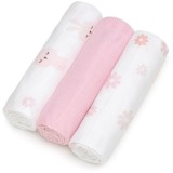 T-TOMI TETRA Cloth Diapers HIGH QUALITY scutece textile Bunnies 70x70 cm 3 buc