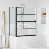vidaXL Ecran de baie pentru duș Manual 100 x 67 x 129.5 cm 42018557