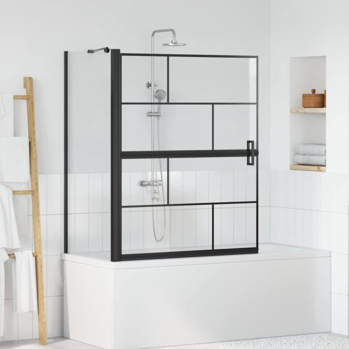 vidaXL Ecran de baie pentru duș Manual 100 x 67 x 129.5 cm 42018557