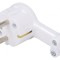Conector Alimentare AC Tată Mufă 2P PE 250V 16A Albă