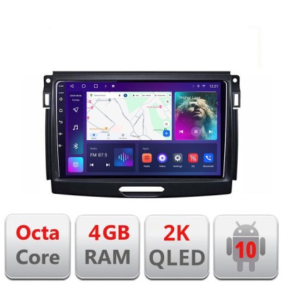 Navigatie Ford Ranger 2015-2020 Android Octa Core Ecran 2K QLED GPS 4G 4+32GB 360 CarStore Technology foto
