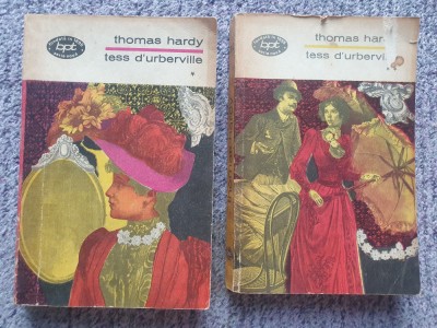 Thomas Hardy &amp;ndash; Tess D&amp;rsquo;Uberville (2 volume), BPT 212, 213 - 1972, 680 pag foto