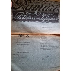 Ramuri - Revista Politica si Literara Nr. 3 / 1920