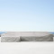 Husa impermeabila canapea din aluminiu cu 3 locuri, model Dubai