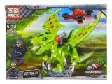Set constructie dinozaur world verde 69045