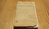 CONTRACT SOCIAL ou Principes du Droit Politique - J. -J. ROUSSEAU - Paris, Garnier Freres, 1900 (circa), 514 p.; lb. franceza, Alta editura