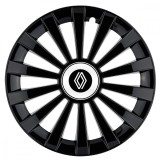 Set 4 capace roti Meridian negru pentru gama auto Renault Nou, R14