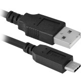 Cablu Date Type C Defender USB2.0 1m Negru