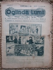 REVISTA OGLINDA LUMII 22 DECEMBRIE1923 , BOGAT ILUSTRATA foto