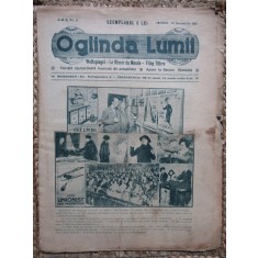 REVISTA OGLINDA LUMII 22 DECEMBRIE1923 , BOGAT ILUSTRATA
