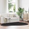 vidaXL Covor Negru 160 x 230 cm Polipropilenă
