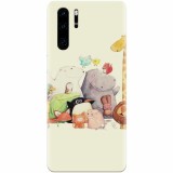 Husa silicon pentru Huawei P30 Pro, Cute Cartoon Animals