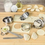 Set de 8 ustensile din inox pentru preparare galuste, ravioli, KingHoff