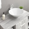 VidaXL Chiuvetă ceramică rotundă, 2 buc. (Nu se vinde individual) 242571