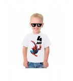 Tricou personalizat copii Spiderman 4 ani, cod produs T39