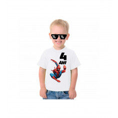 Tricou personalizat copii Spiderman 4 ani, cod produs T39