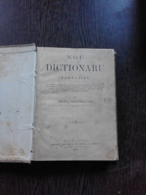 NOU DICTIONARU PORTATIVU - EMMANUEL PROTOPOPESCU PAKE foto