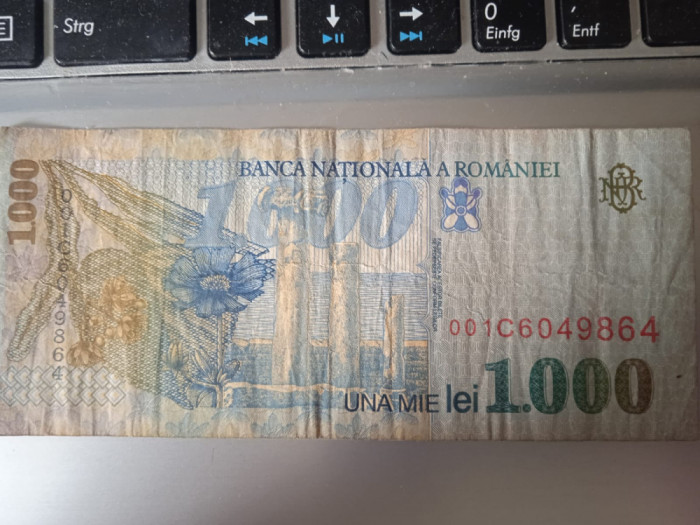 Bancnote romanesti 1000 Lei Mihai Eminescu