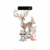 Husa silicon pentru Samsung Galaxy S10, Foxs And Deer