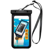 Husa telefon subacvatica IPX8, 30m adancime, telefon max 6.4&quot;, Neagra - Spigen (A600)