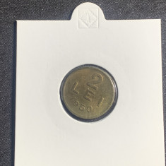 Moneda 2 lei 1950 RPR