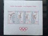 Coliță Monaco 1984 - Jocuri Olimpice Los Angeles, Gimnastică Ritmică, MNH -A150, Stampilat