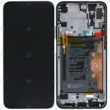 Huawei P smart Pro (STK-L21) Capac frontal al modulului de afișare + LCD + digitizer + baterie negru 02352YLP