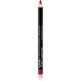 NYX Professional Makeup Slim Lip Pencil creion de buze cu trasare precisă culoare Plush Red 1 g