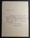 Patru scrisori scrise si semnate de actorul Mircea Septilici(1912-1989)/ Adresantul este marele regizor Sica Alexandrescu