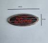 Emblema Ford 114mm America Old - Plastic Silicon - Logo Auto