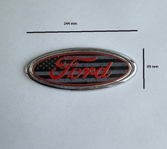 Emblema FORD 114 mm america OLD