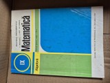 Manual matematică cls a IX-a vintage