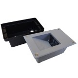 Lampă &icirc;ncastrată de exterior LIVOS ROUTE din aluminiu cu doză din plastic, IP55, model 99837/72, gri