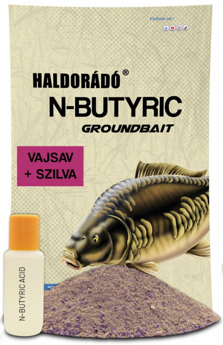 Haldorado - Nada N-Butyric Groundbait 800g + 50ml - Fermentat + Pruna