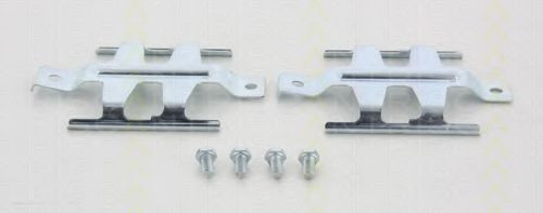 Set accesorii, placute frana MERCEDES SPRINTER autobasculanta (905) (2001 - 2016) TRISCAN 8105 231606