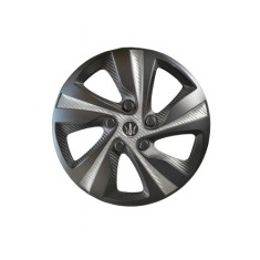 Set 4 capace roti Evo culoare negru gri antracit 15 inch Cod: WX3-1GR-15 Automotive TrustedCars