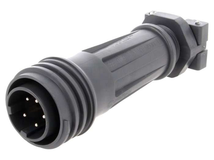 Conector circular 5 pini, IP68