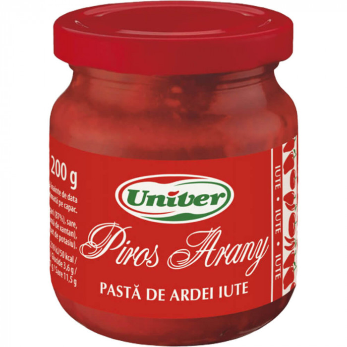 Pasta de Ardei Iute Univer Piros Arany, 200 g