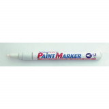 Marker Cu Vopsea Artline 440xf, Corp Metalic, Varf Rotund 1.2mm - Alb