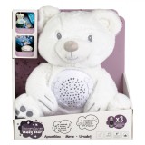 Proiector Sunet și Lumină, DreamBeam, Ursuleț, Culoare Alb, Accesorii Baterii AAA, Oem