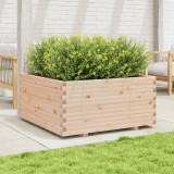 VidaXL Jardinieră de grădină, 100x100x49,5 cm, lemn masiv de pin