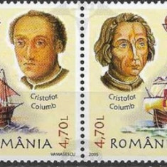 Romania 2005 - Serie 4v. nedantelata,50 ani tema Europa,neuzat,perfecta stare(z)