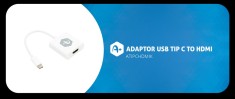 Adaptor A+ de la USB C la HDMI Cablu ATIPCHDMIK produs nou