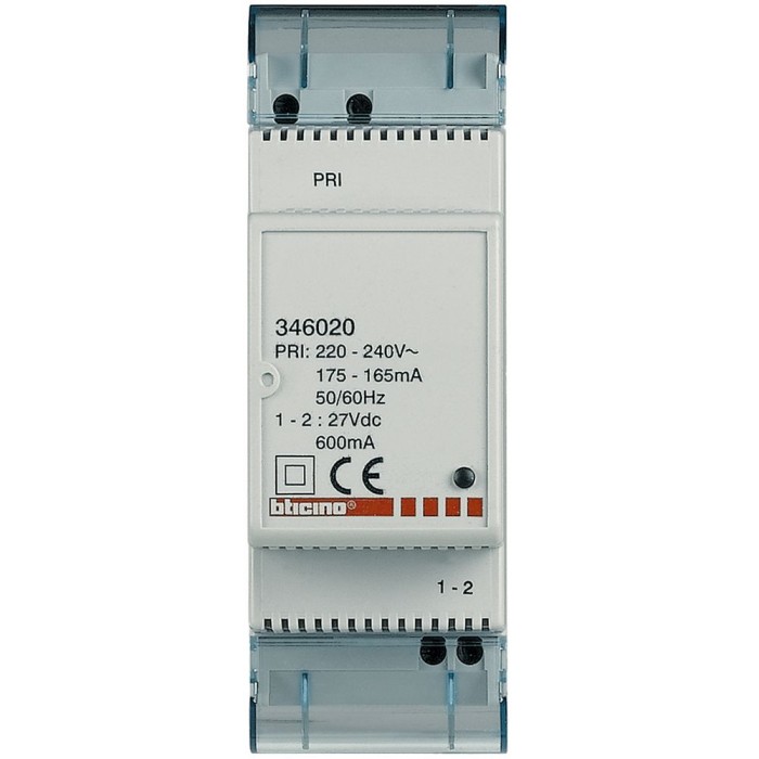 Alimentare suplimentara maxim 600mA Bticino 346020