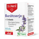 Capsule vegane cu Vitex agnus castus pentru sanatate hormonala Dr Herz 60 buc
